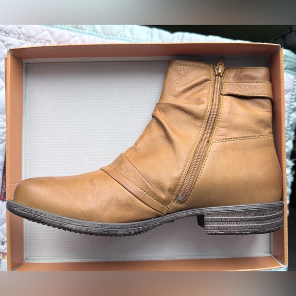 Miz Mooz Amber Ankle Boots with Buckle and Button Details - Picture 10 of 14